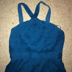 J. Crew halter chiffon dress